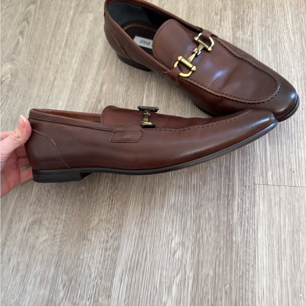 Steve Madden Leather Slip-Ons - Picture 2 of 5